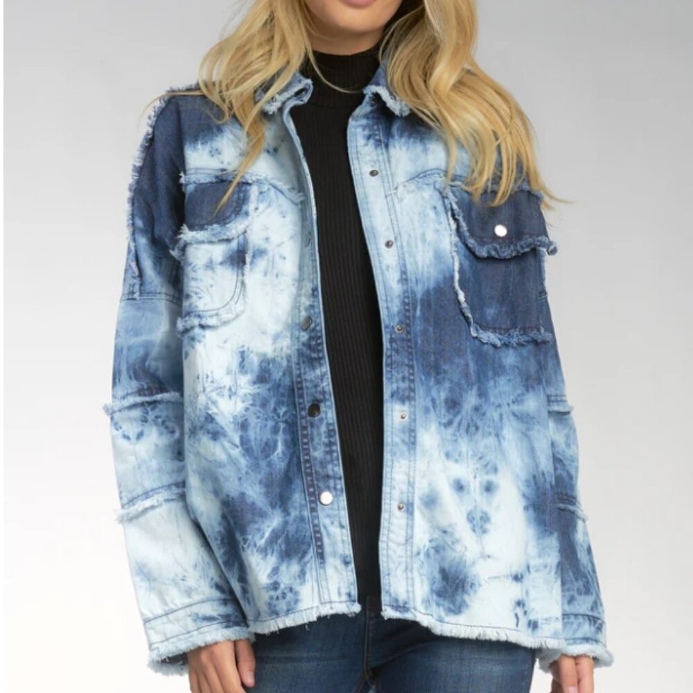 Devan Shacket Tie Dye Blue - image 6